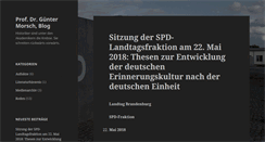 Desktop Screenshot of guenter-morsch.de